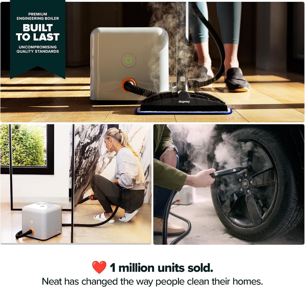Dupray Neat Plus Steam Cleaner for Home - Essential Pack