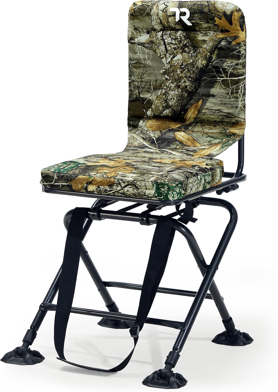 TR Swivel Hunting Chair – 350lbs Folding Ground Chair for Deer Hunting