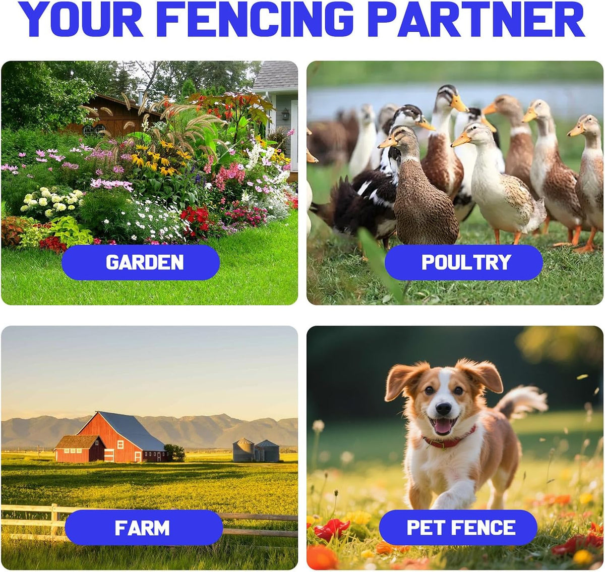15 Miles 12KV Electric Fence Charger,3J Electric Fencing Kit