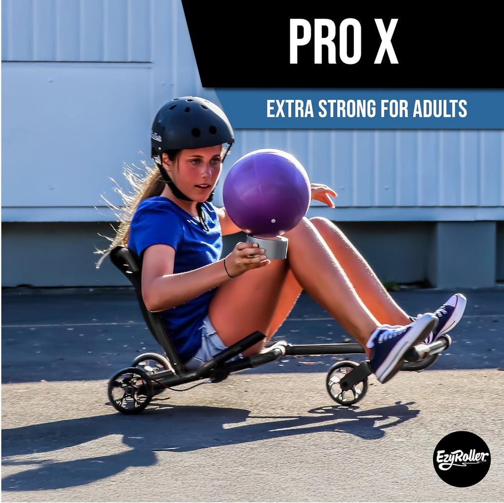Ezyroller Pro X Ride On Toy for 10+ Ideal Weight 100-180 lbs, Blue