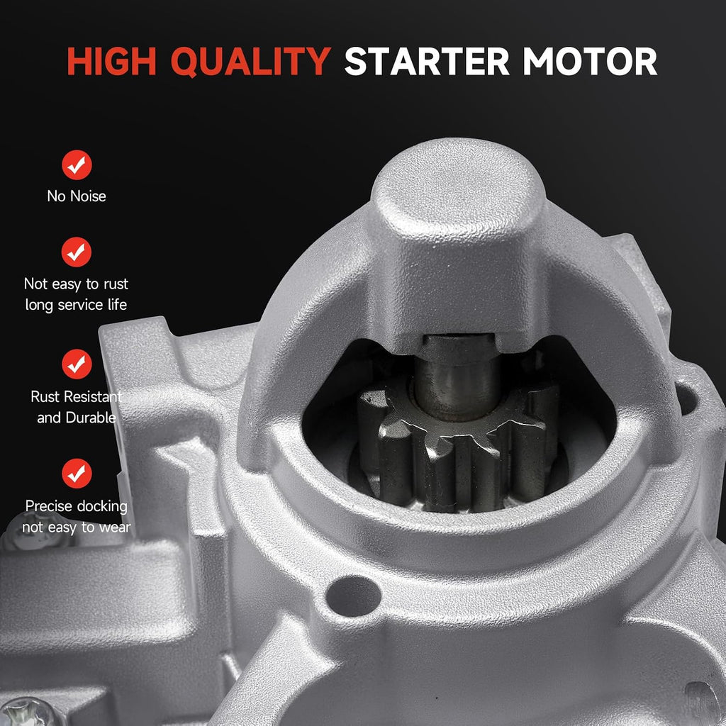 10910N Starter Compatible with 2014-2018 Chevrolet Silverado 1500 Suburban Tahoe, GMC Sierra 1500 Yukon Savana 4.3L 5.3L 6.2L, Cadillac Escalade