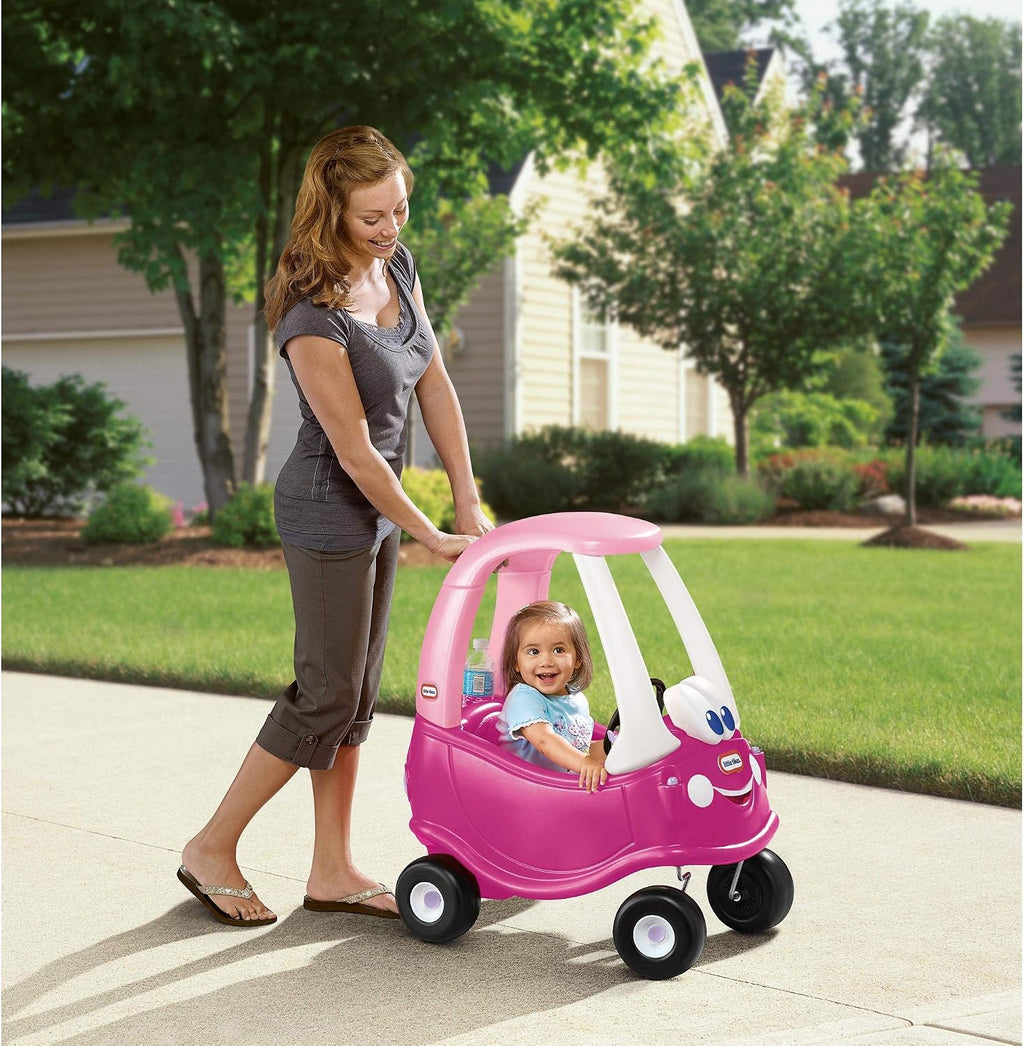 Little Tikes Princess Cozy Coupe Ride-On Toy - Toddler Car Push and Buggy Includes Working Doors, Steering Wheel, Horn, Gas Cap, Ignition Switch