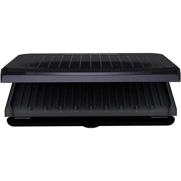 George Foreman 9 Serving Classic Plate Electric Indoor Grill And Panini Press - Gunmetal Grey