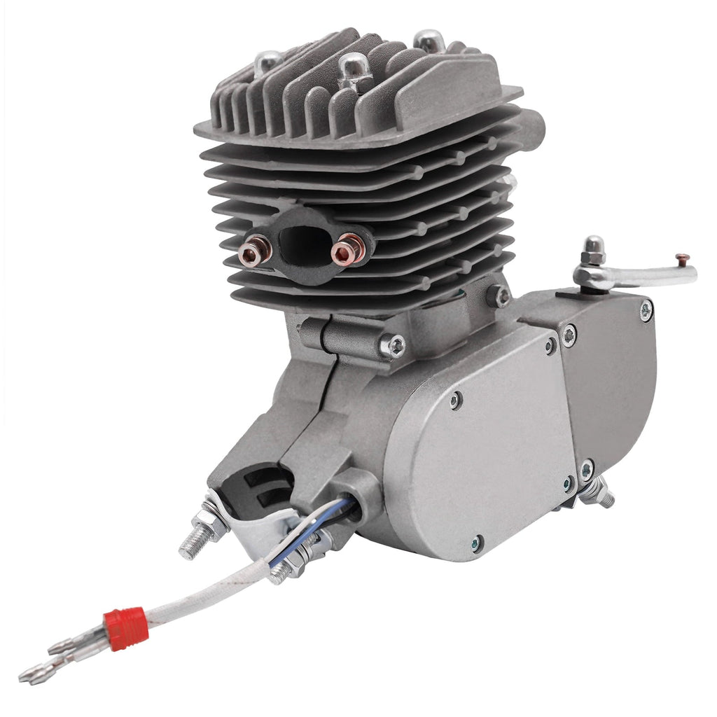 ChicHomey 80cc 2-Stroke Bicycle Engine,1.85kw 5500 RPM Gas Motor with CDI Ignition, for 26-28" V-Frame Bikes