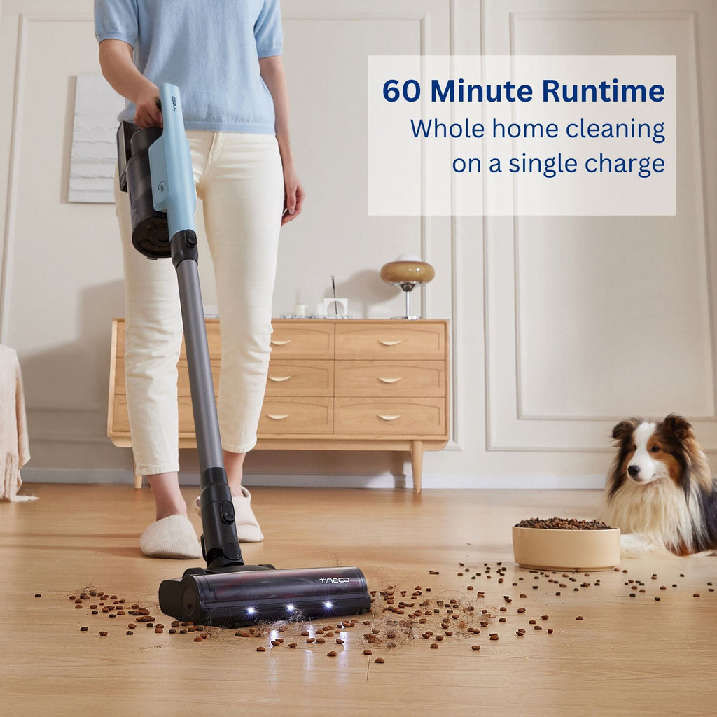 Tineco GO Pet Cordless Stick Vacuum Cleaner, Powder Blue