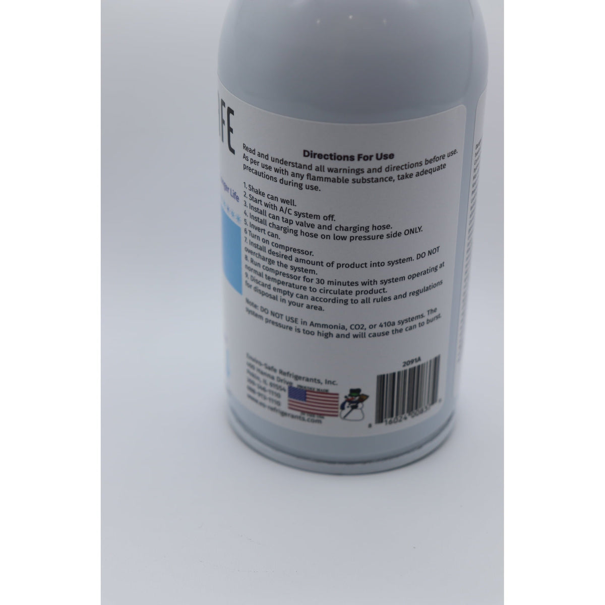 EnviroSafe R1234yf, Easy Installation 4oz Automotive Refrigerant Support 2 Pack