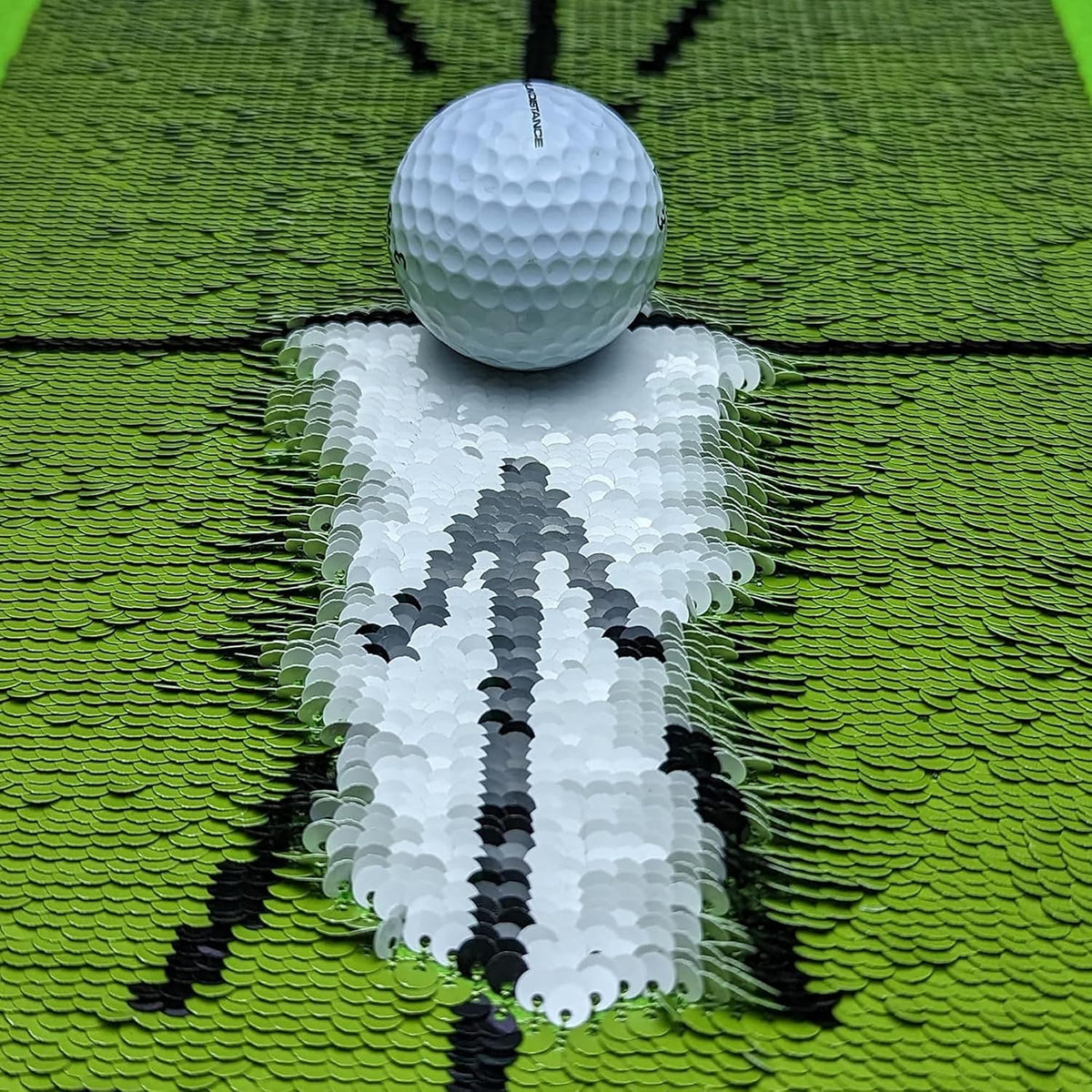 Birdie Golf Swing Training Mat - Sequin Tech, Analyzes Swing Path, Portable