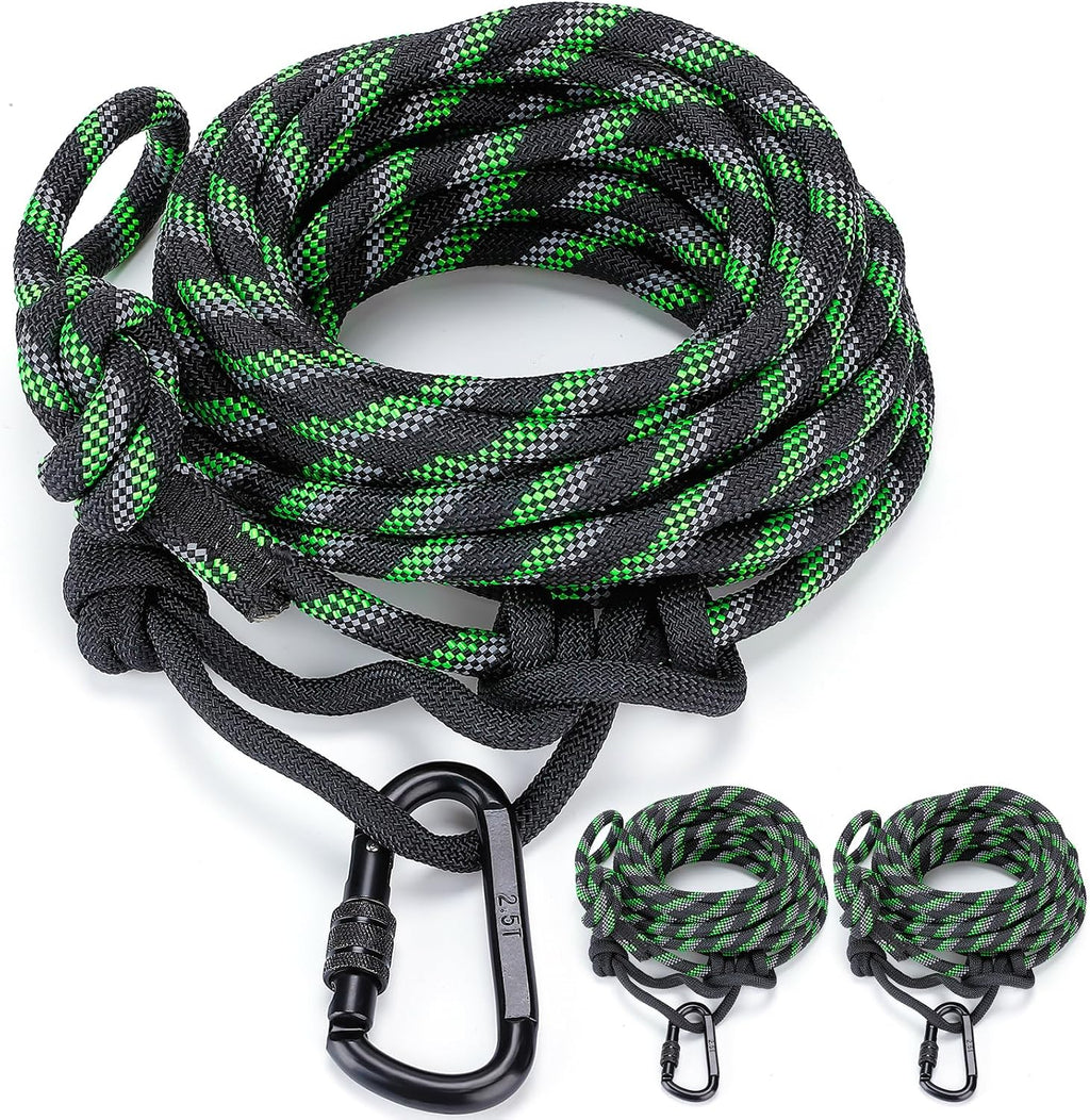 3 Pack Heavy Duty 30ft Hunting Reflective Safety Rope for Tree Stand