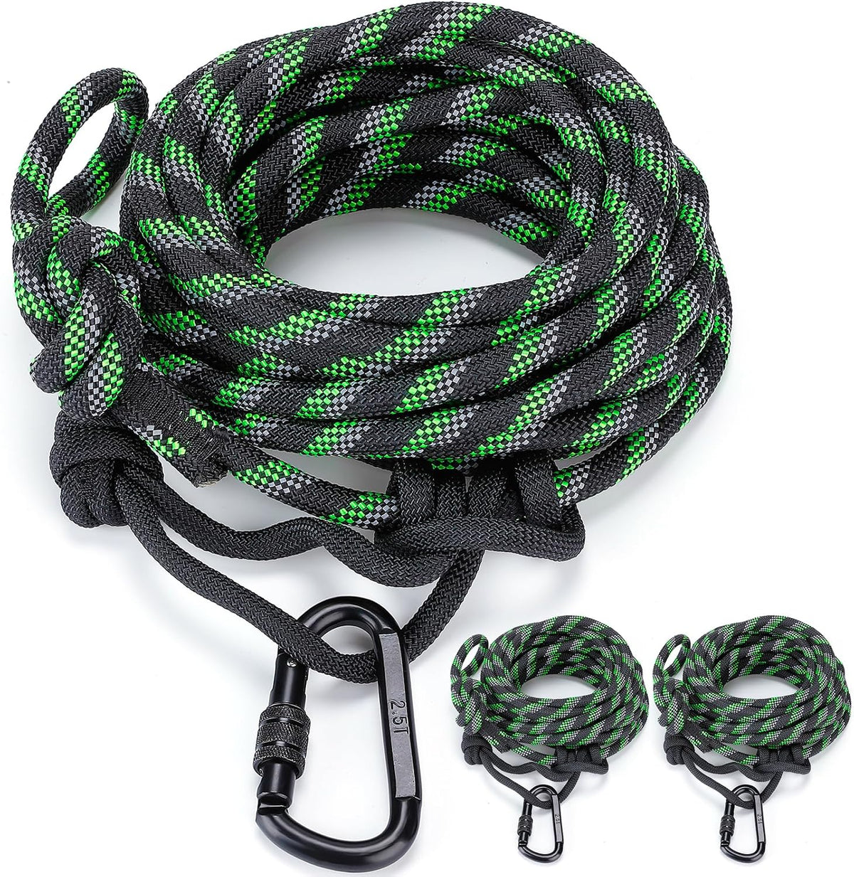 3 Pack Heavy Duty 30ft Hunting Reflective Safety Rope for Tree Stand