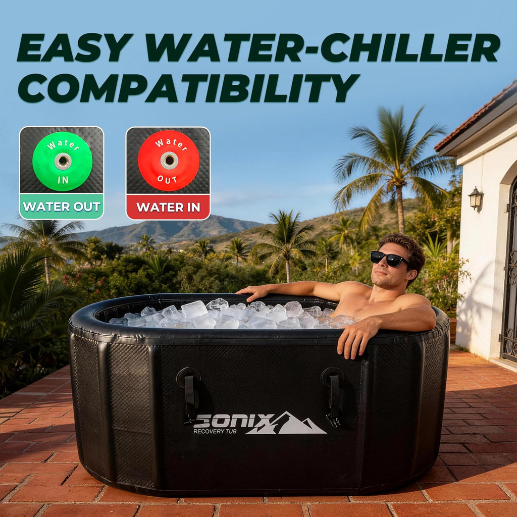 EONIX Cold Plunge Tub,152 Gallon,Inflatable Ice Bath Tub for Athletes