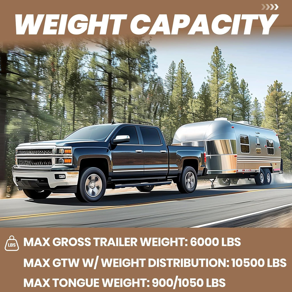 KUAFU Class 3 Trailer Hitch Compatible with 1999-2013 Silverado