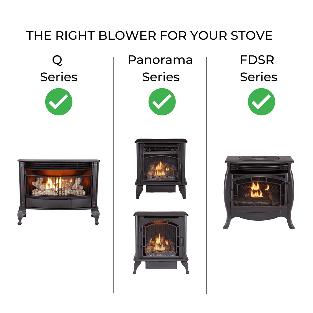 Blower for ProCom and Duluth Forge Gas Fireplaces and Stoves - Model# QEB100