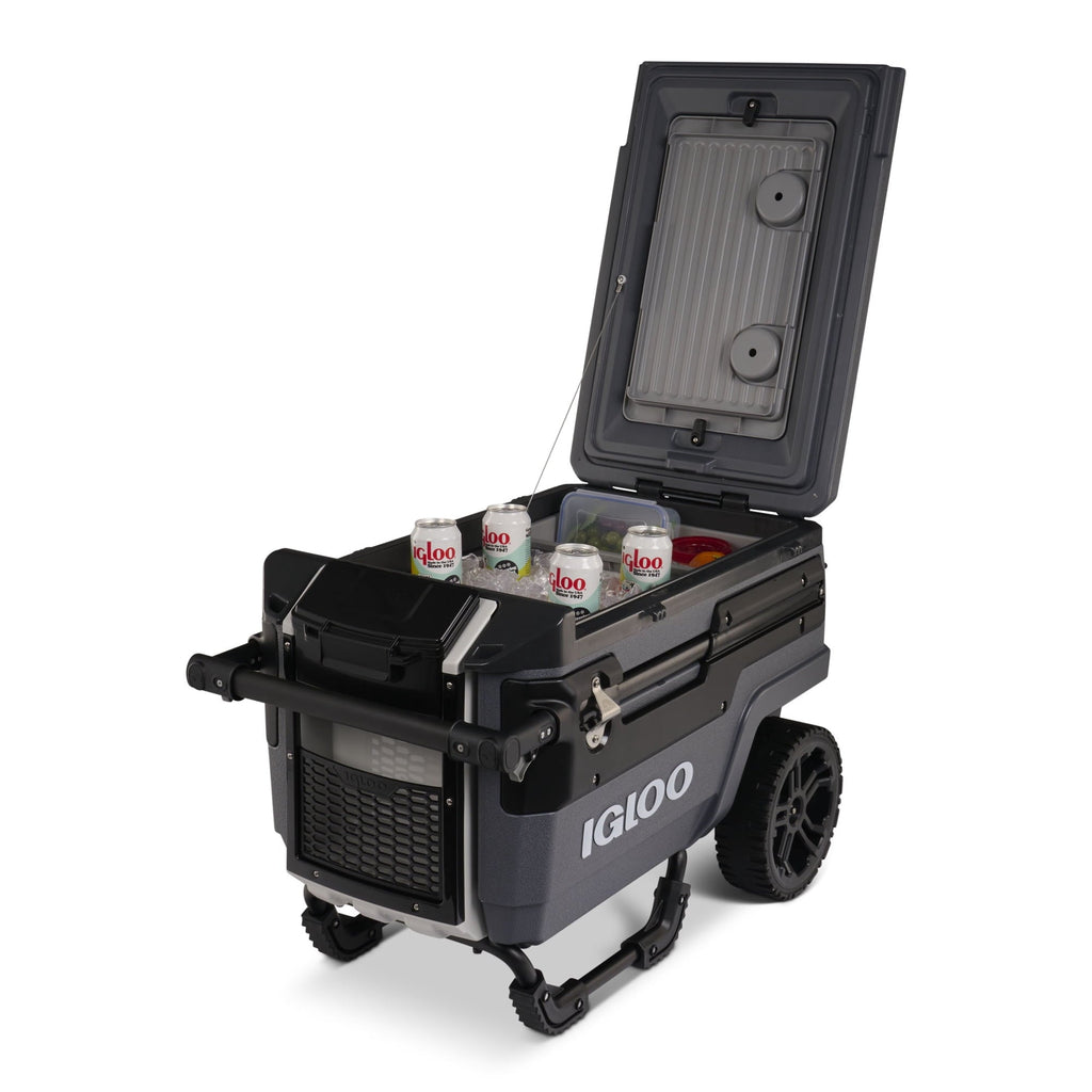 Igloo 70 QT Trailmate Journey Rolling Cooler, Carbonite Gray