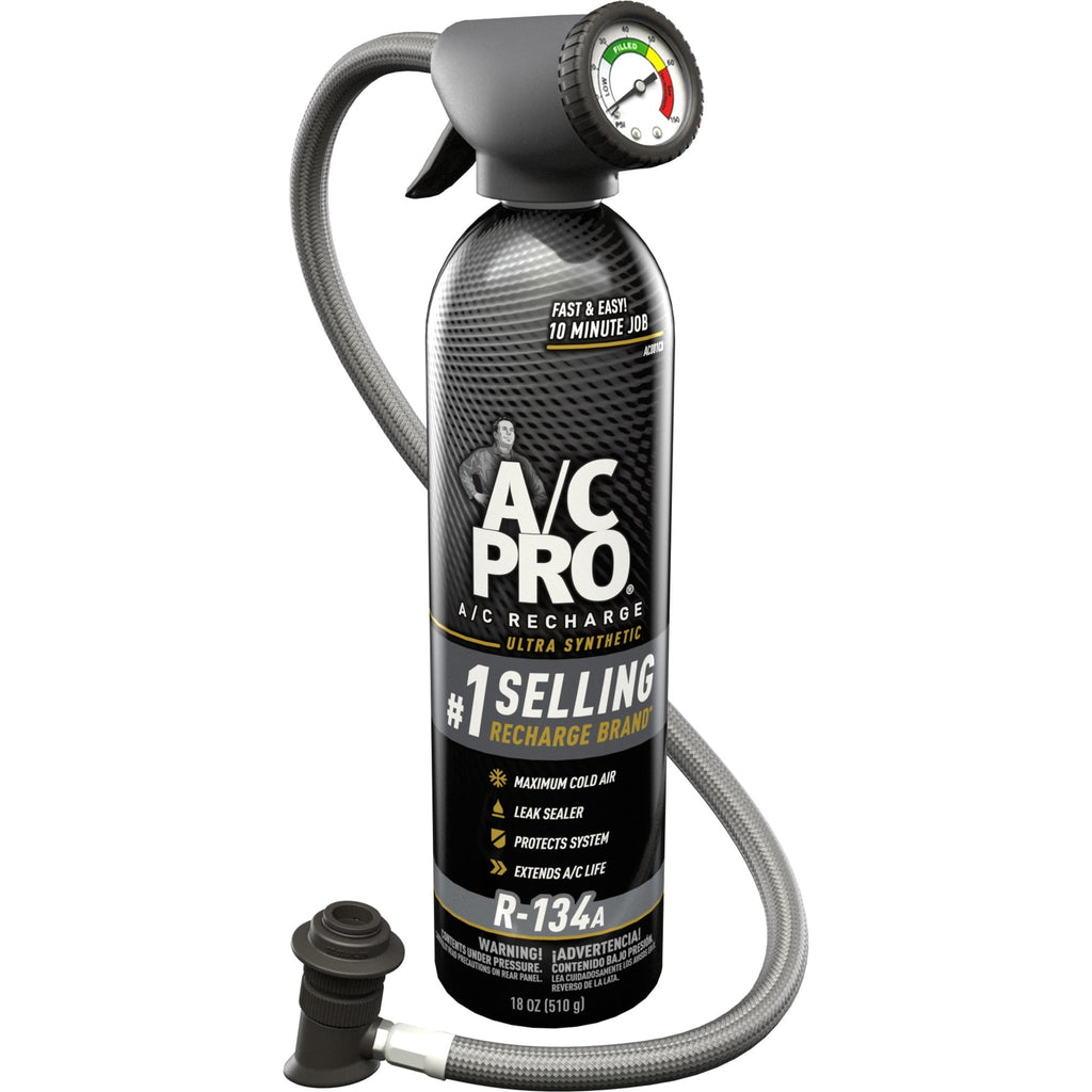 A/C Pro ACP-100 Ultra Synthetic R-134a Car Refrigerant Kit - 18 OZ (CA Compliant)
