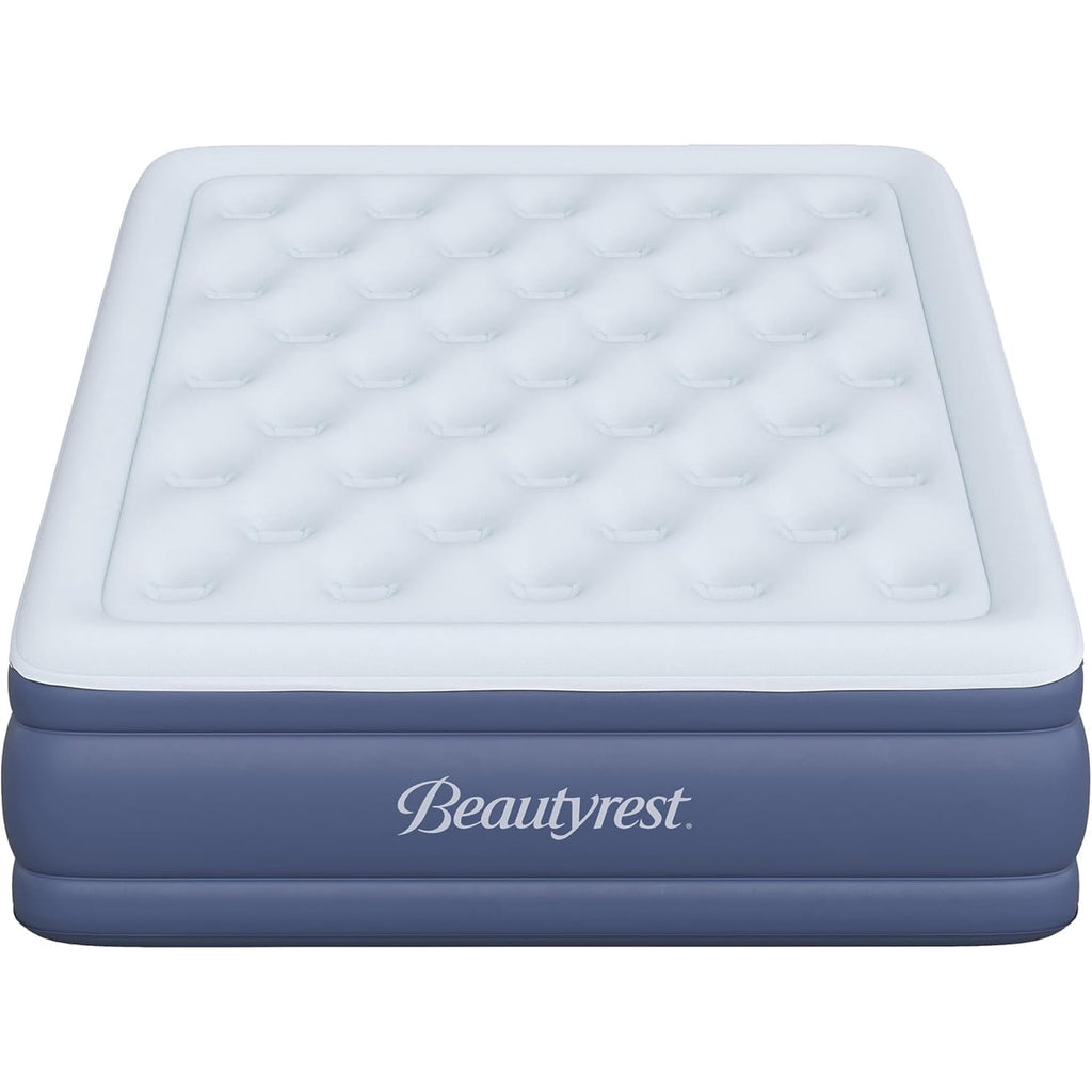 Beautyrest 17" Supreme Air Auto Shut-Off Air Mattress with Built-in SureLock Pump, California King Size, 3-Year , Supports 650 lbs, Best for Home