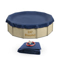 Buffalo Blizzard Economy Blue/Black Round Swimming Pool Winter Cover, 24'