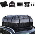 Car Top Cargo Carrier 21 Cubic ft Bag with Reflective Strip, 840D PVC Soft Roof Top Cargo Bag 100% Waterproof Fit for All Vehicle with/without Rack