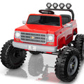 Chevrolet Cheyenne 24 Volt Ride on Toys with Remote, Ride on Truck for Big Kids 3-8 Years, Wisairt Power Car Wheels with 2 Seater, Red