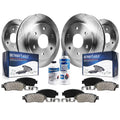 Detroit Axle - Brake Kit for Chevy Traverse Buick Enclave GMC Acadia Saturn Outlook Brake Rotors and Ceramic Brakes Pads Front & Rear Replacement