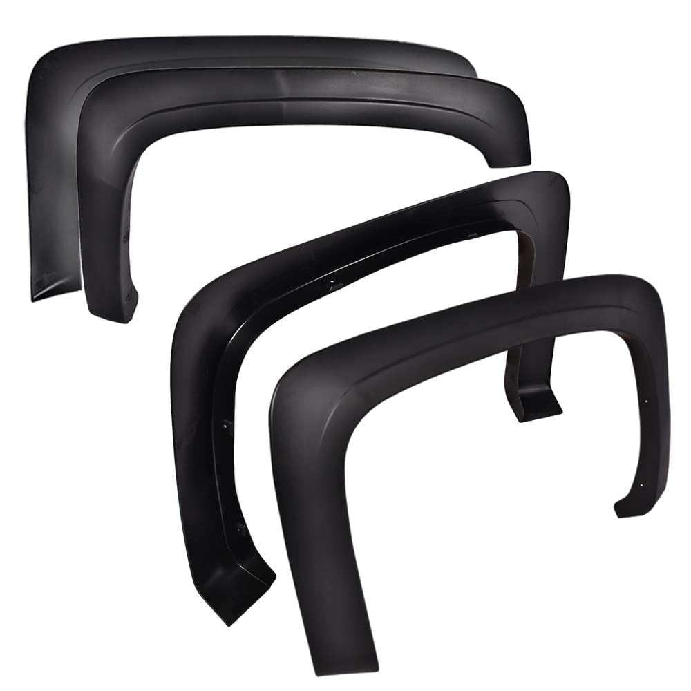 Factory Style Fender Flares Black Fit for Chevy Silverado 1500/2500HD/3500HD 2007-2013