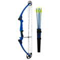 Genesis Archery Original Archery Compound Bow and Arrow Set - Right Hand Draw - Blue