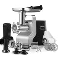 HOUSNAT Meat Grinder for Home Use, 3000W Max Heavy Duty Electric Meat Grinders, 5 in 1 Sausage Stuffer, 3 Stainless Steel Grinding Plates, 5