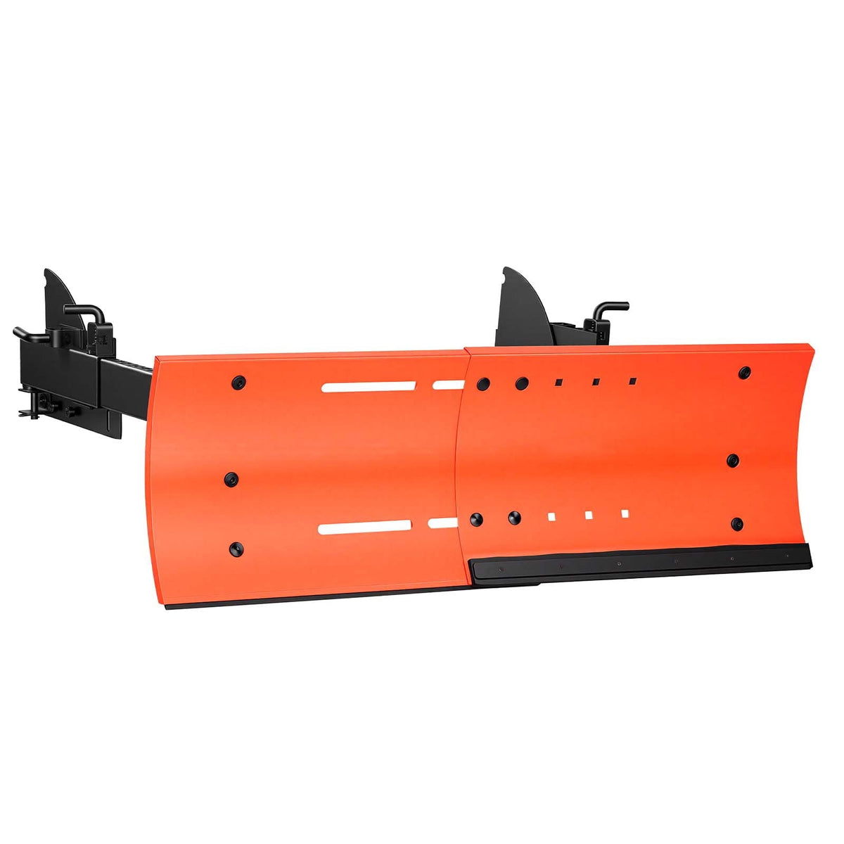 KFFKFF Adjustable Snow Plow Kit, 22-32 Inch Width, Universal Attachment for Snowblowers, Dual-Mode Operation, Detachable Design, Foldable Steel Blade