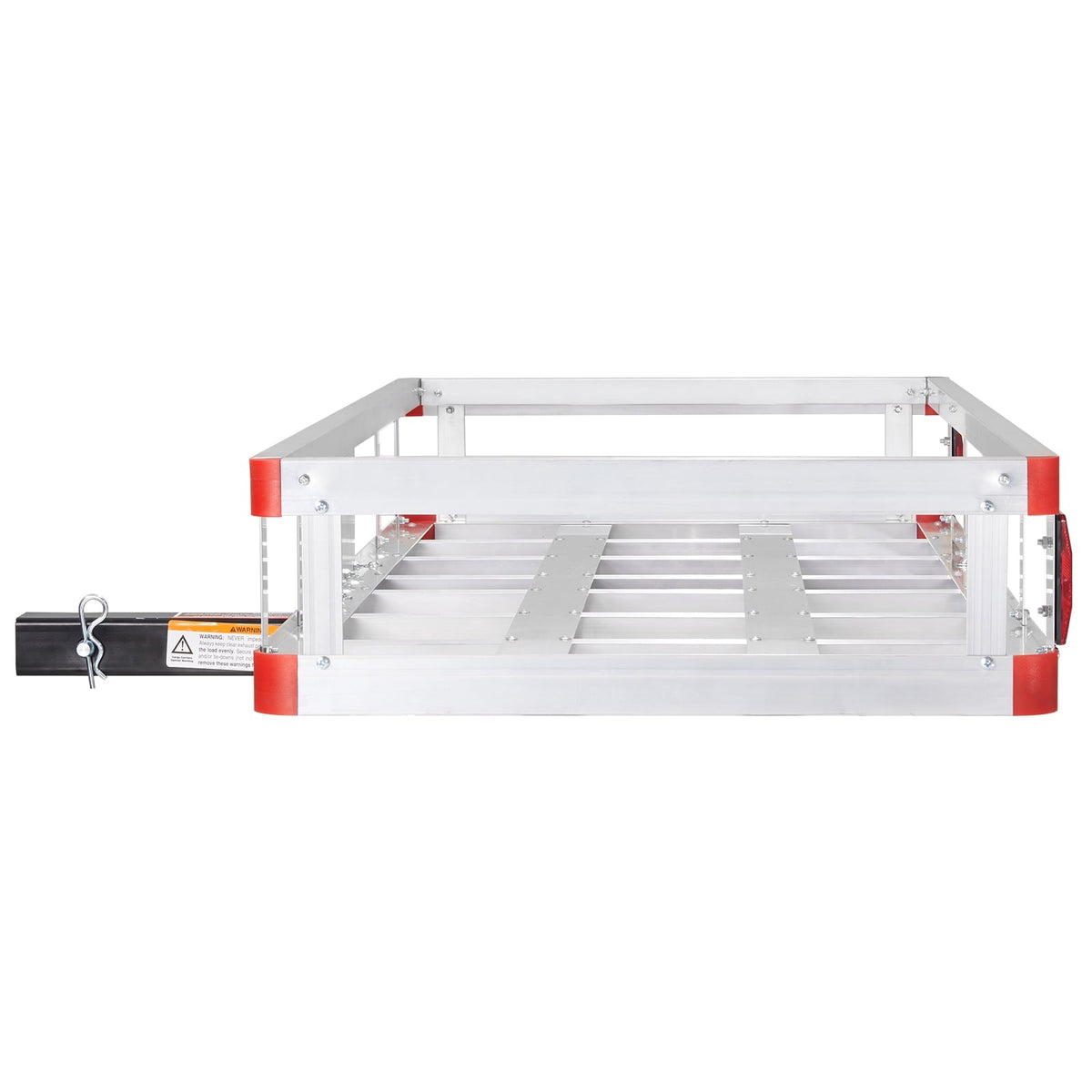 KFFKFF Aluminum Hitch Cargo Carrier, 500lbs Capacity, Rust-Resistant Basket