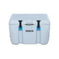 Lifetime 55qt Bear-Resistant Camping Cooler, Premium High Performance, Ice Retention, Hard Cooler, 60 Can Capacity, Light Gray