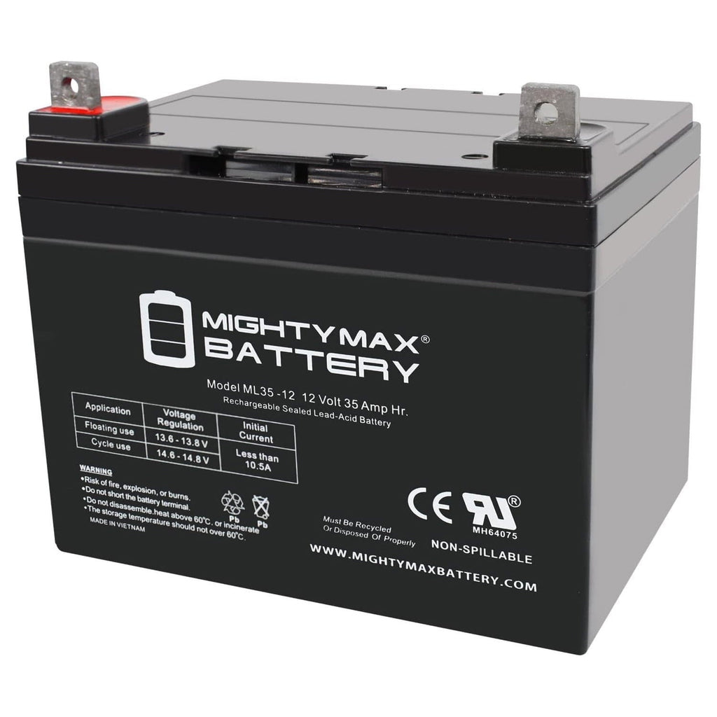 ML35-12 - 12V 35AH Compatible Wheelchair Battery for Electric Mobility Rascal Scooter