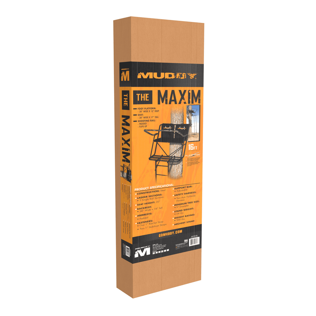 Muddy Maxim 2-Man Ladderstand, Black