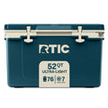 RTIC 52 Qt 76-Can Ultra-Light Ice Chest Cooler, Marine/Canvas