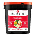 ReadyWise Emergency Food Freeze-Dried Fruit and Vegetable, 104 Servings
