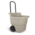 Suncast Resin Rolling Lawn and Utility Cart with Retractable Handle