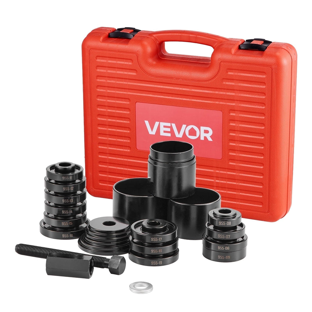 VEVOR Wheel Bearing Press Kit, 23 PCS FWD Bearing Puller Tools, for Front Wheel Drive Bearing Removal and Installation, Wheel Bearing Tool with