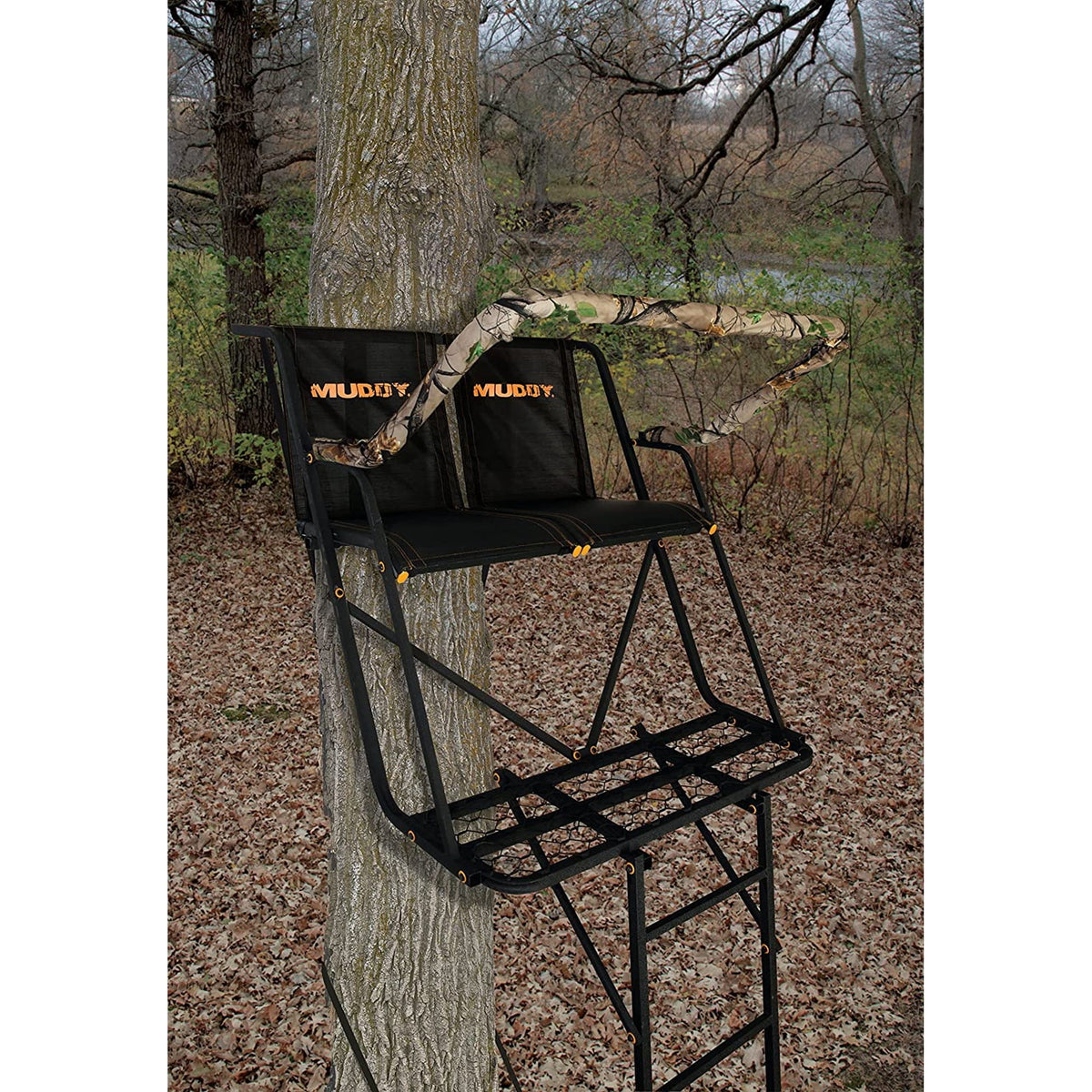 Muddy Maxim 2-Man Ladderstand, Black