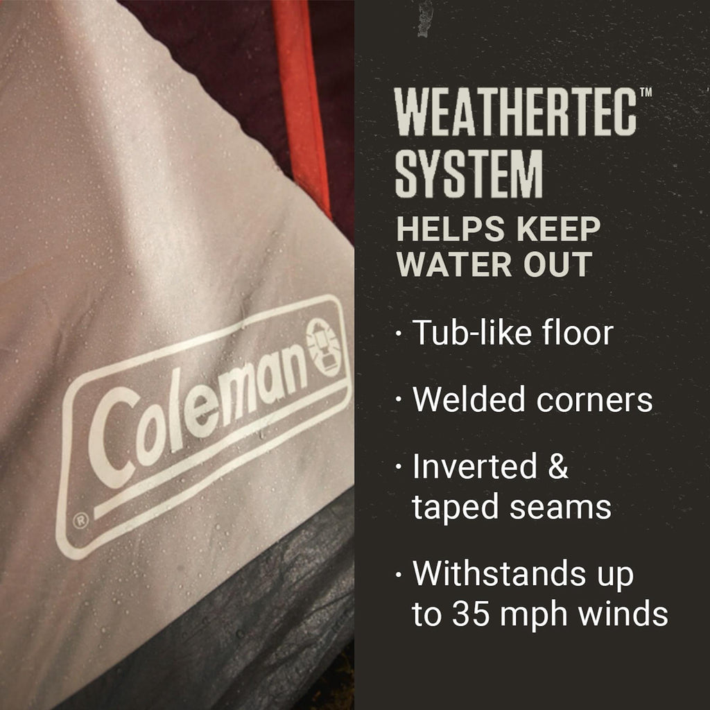 Coleman Skylodge™ 4-Person Instant Camping Tent, Blackberry