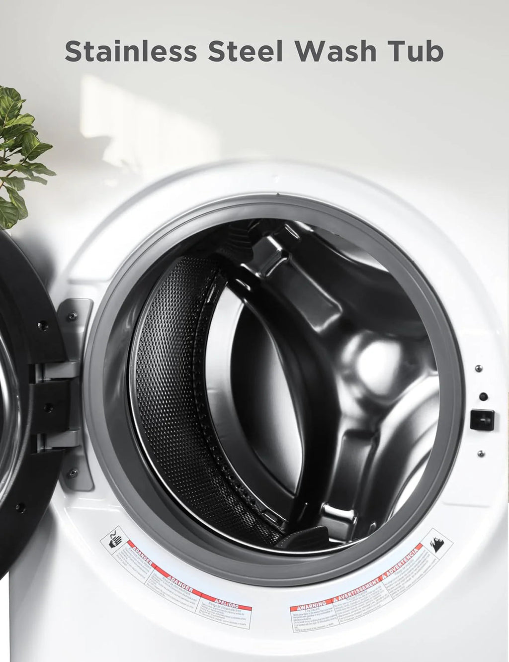 BLACK+DECKER Portable Washing Machine, 0.9 Cu. Ft., 5 Wash Cycles