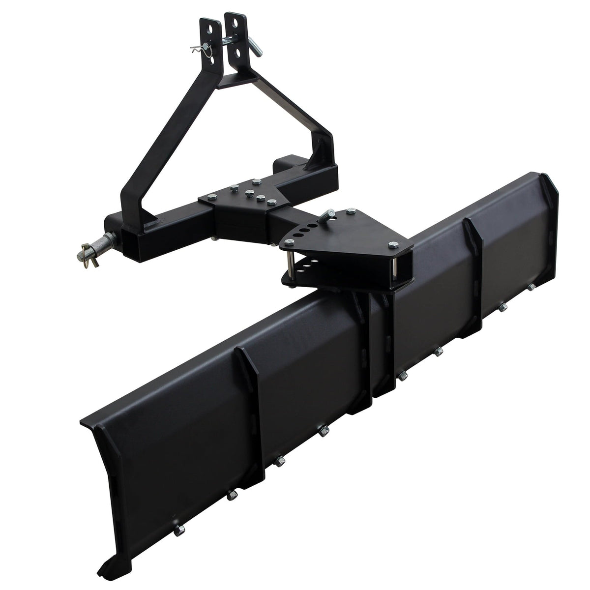 Garvee 42 Inch Box Scraper Sleeve Hitch Tow Behind for ATV UTV Lawn Tractor, Grader Attachment with Box Blade & Weight Tray for Landscaping Leveling