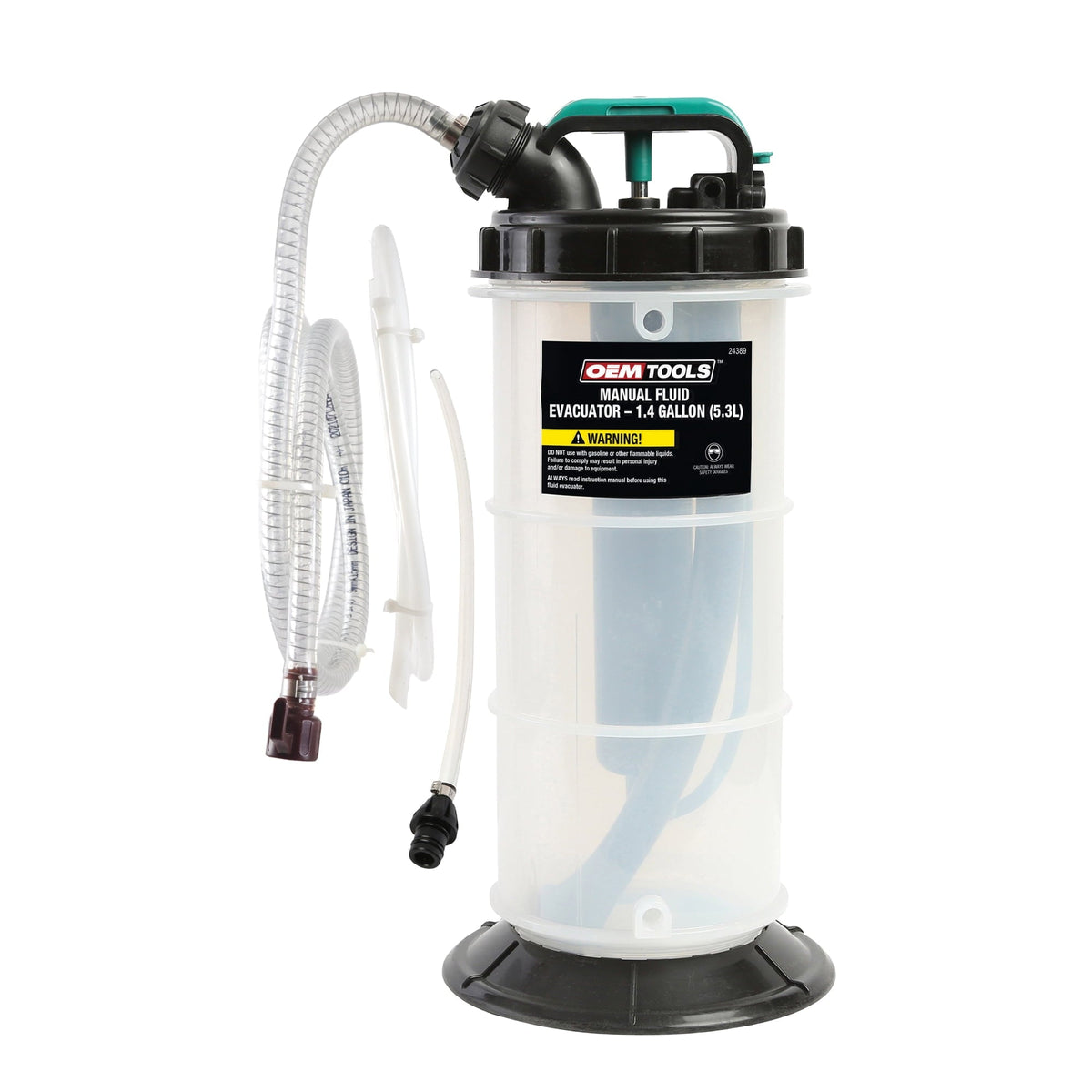 OEMTOOLS 24389 Manual Fluid Extractor - 1.4 Gallons (5.3L)