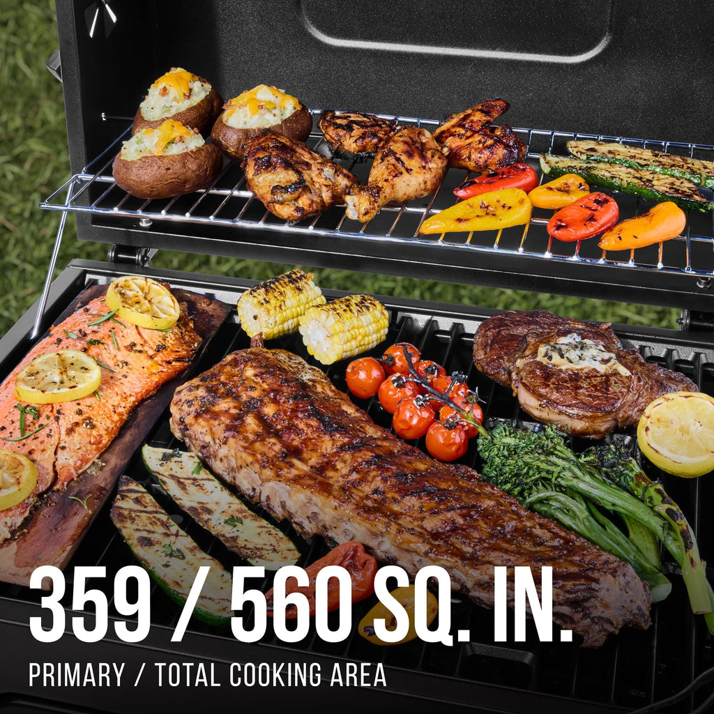 Expert Grill Heavy Duty Charcoal Grill 24 Inch Black Steel