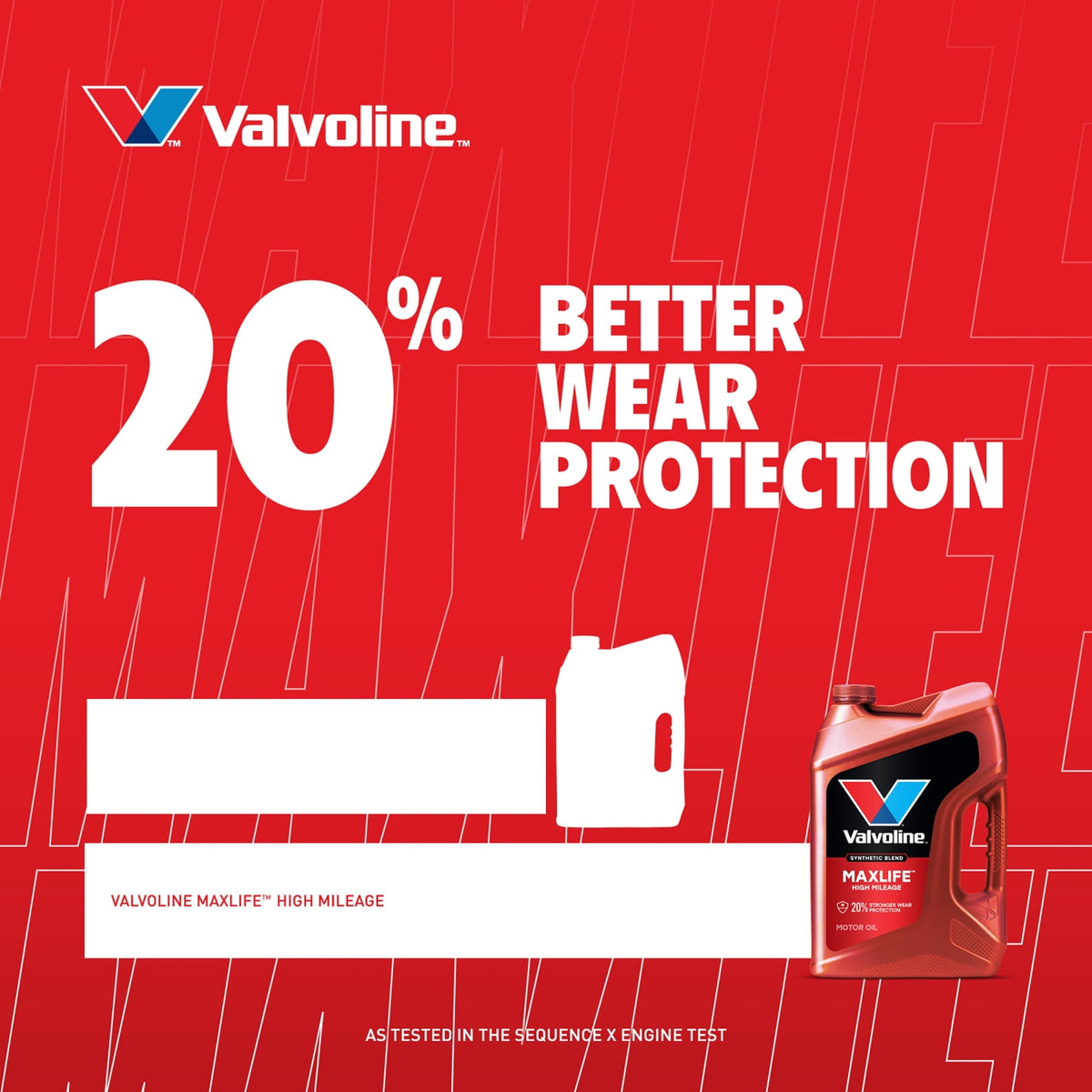 3 pack) Valvoline MaxLife High Mileage 10W-30 Synthetic Blend Motor Oil 5 Quart