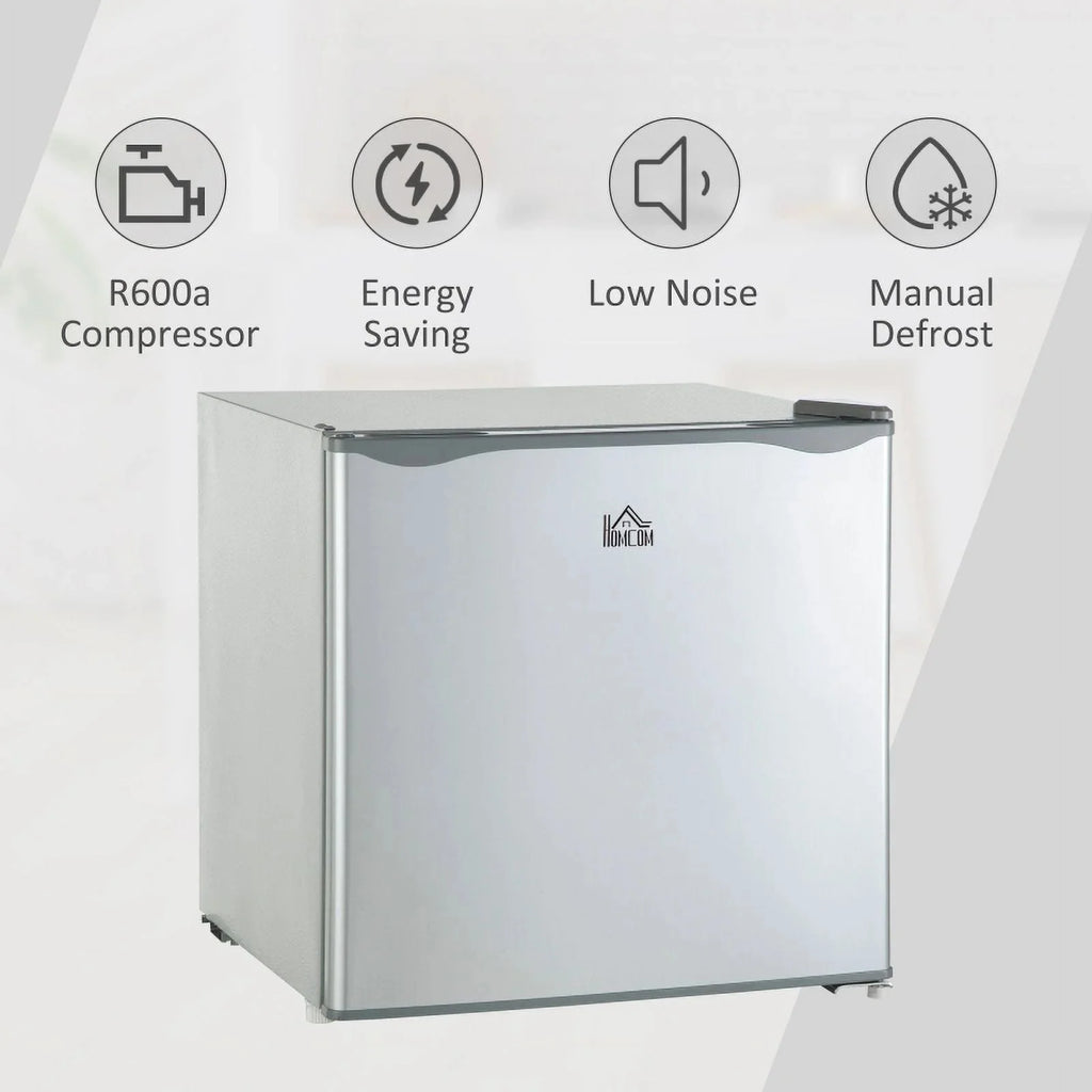 HOMCOM Compact Upright Mini Freezer, 1.1 Cu.Ft, Gray 05