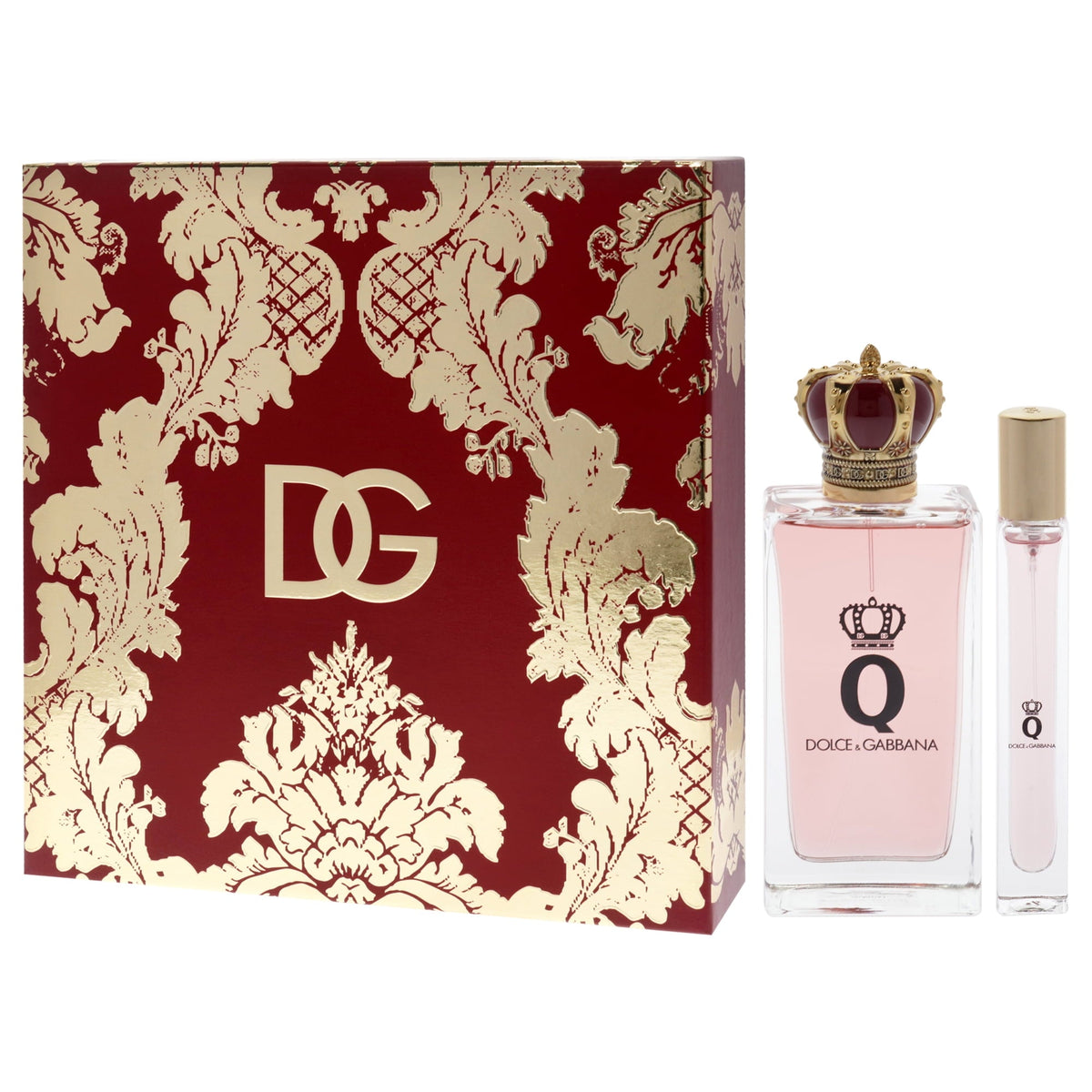 Q by Dolce and Gabbana for Women - 2 Pc Gift Set 3.3oz EDP Spray, 0.33oz EDP Spray