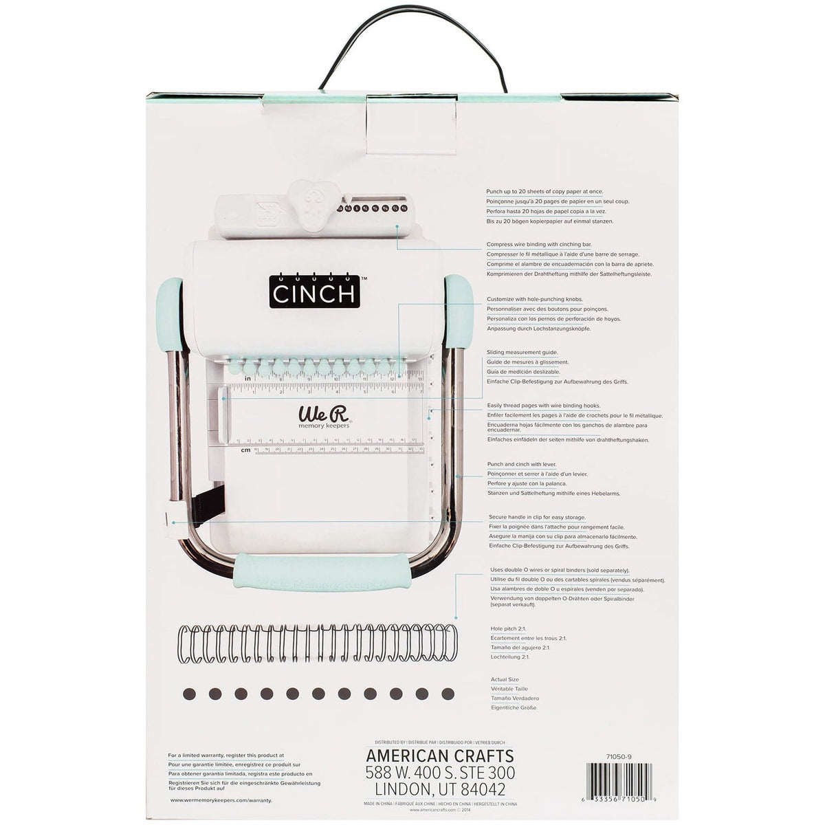 Cinch Book Binding Tool V2-11.5"X8"X5"