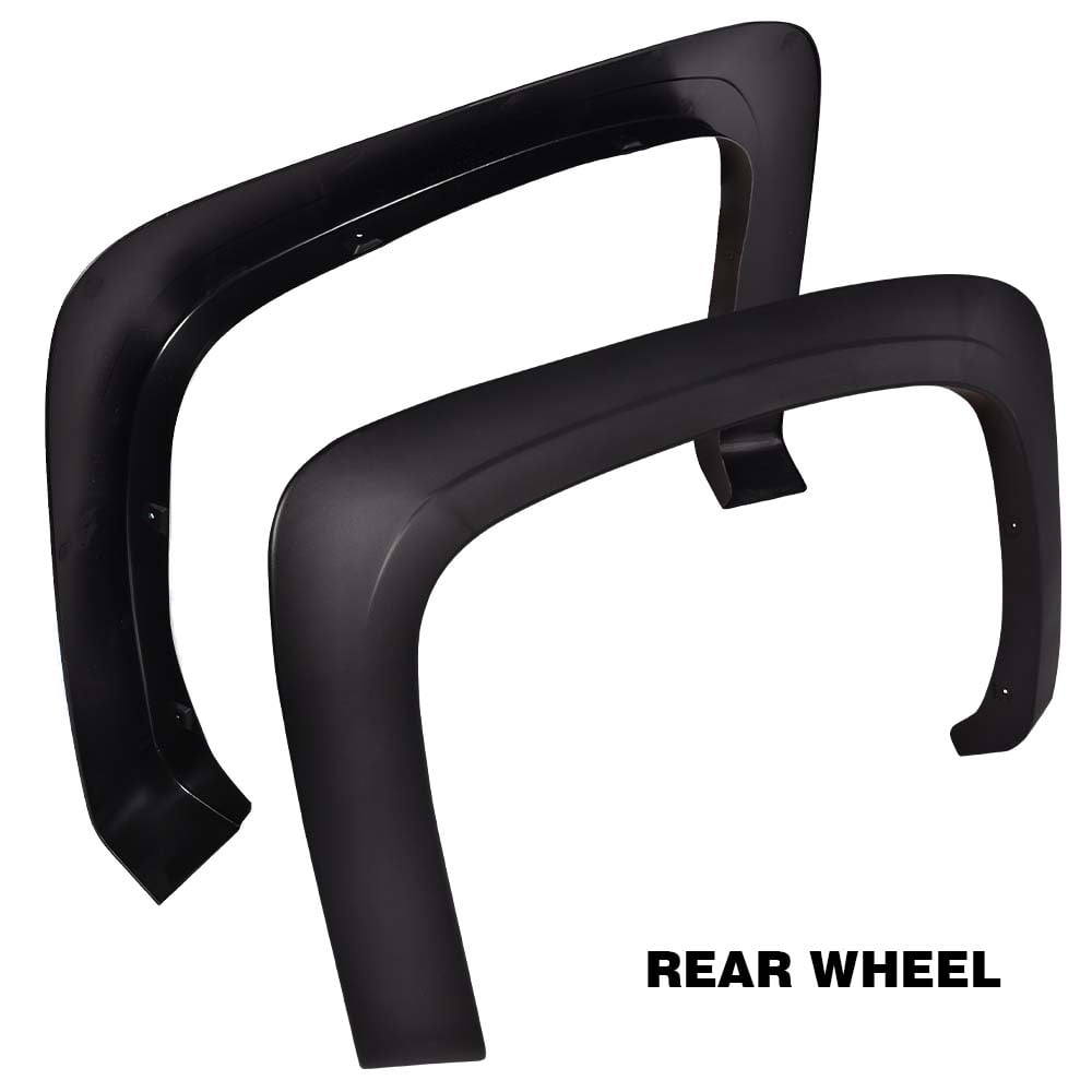 Factory Style Fender Flares Black Fit for Chevy Silverado 1500/2500HD/3500HD 2007-2013