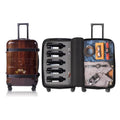 Vino Via 10-Bottle Wine Luggage With TSA Lock And Anti-Theft Zippers