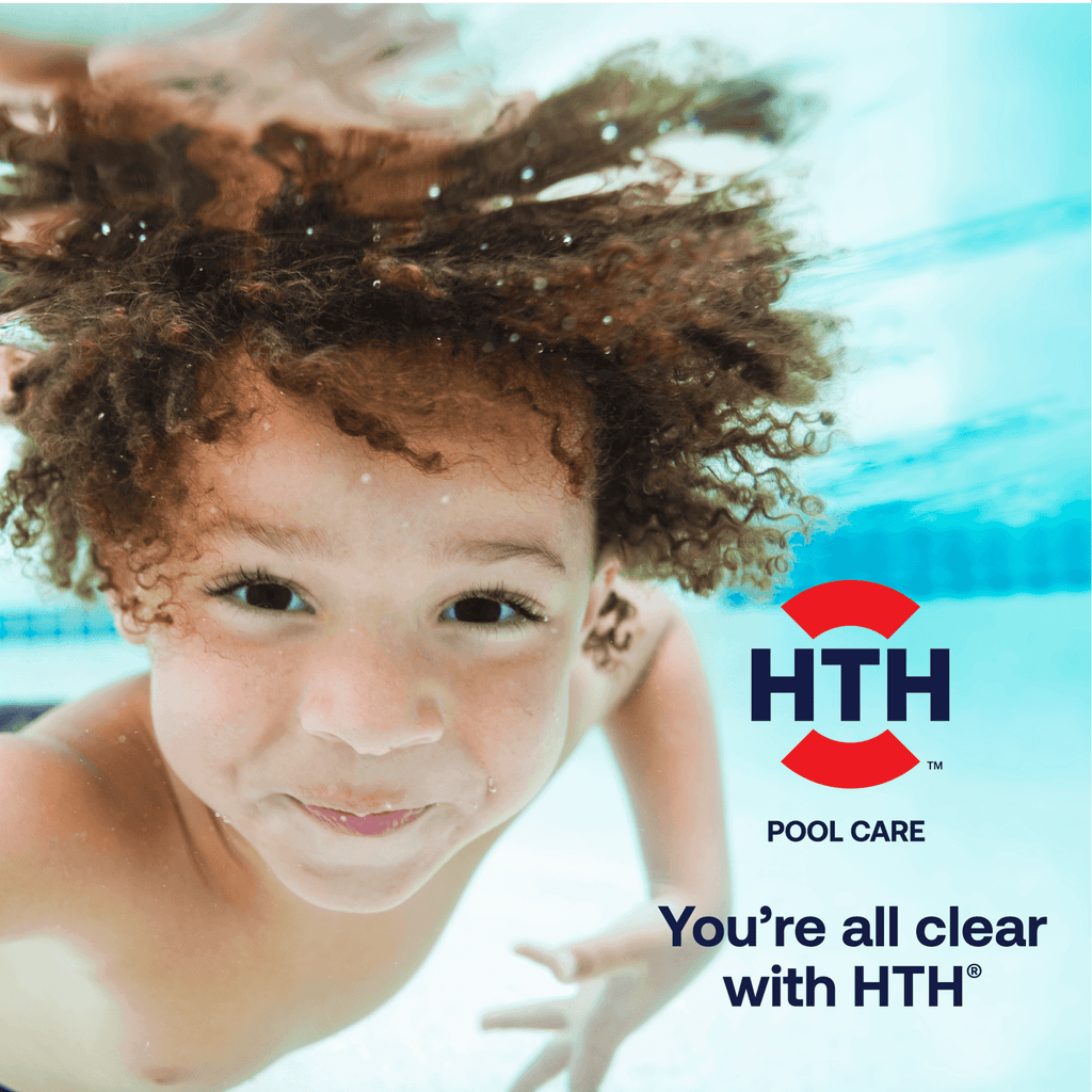 HTH 1-inch Chlorine Tablets — Tablet Form, 5 lb — Pool Sanitizer to Kill Algae & Bacteria