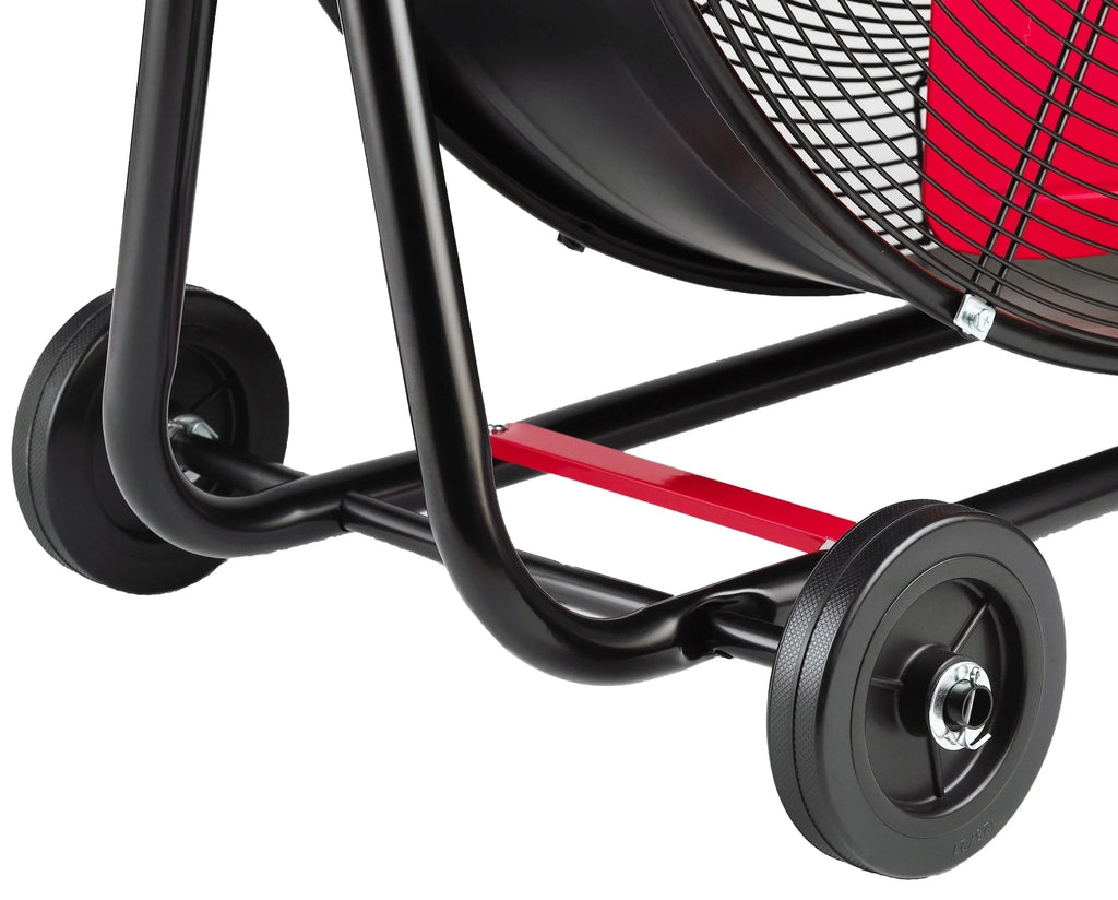 Hyper Tough 30 Inch 2-Speed Tilted Drum Fan Red & Black
