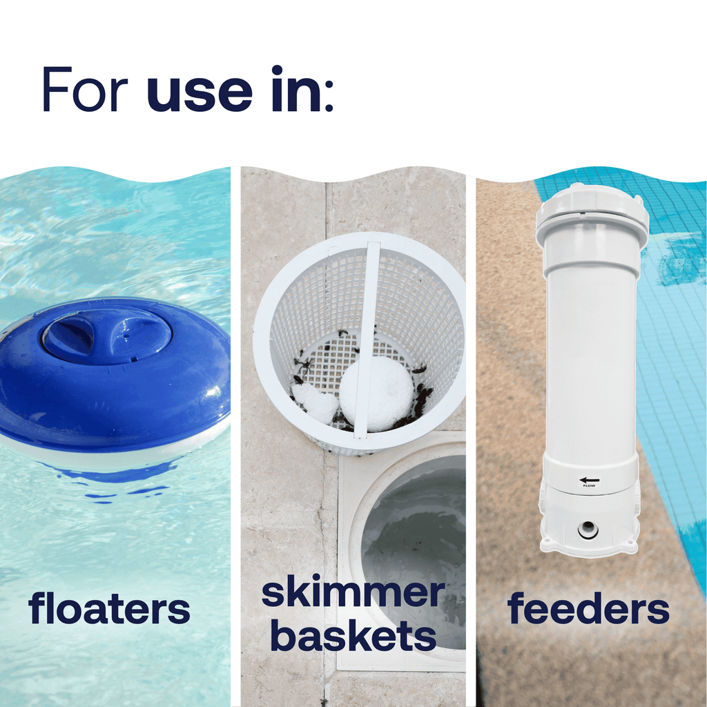 HTH 1-inch Chlorine Tablets — Tablet Form, 5 lb — Pool Sanitizer to Kill Algae & Bacteria